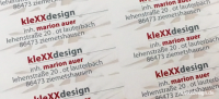 kleXXdesign-Adressaufkleber